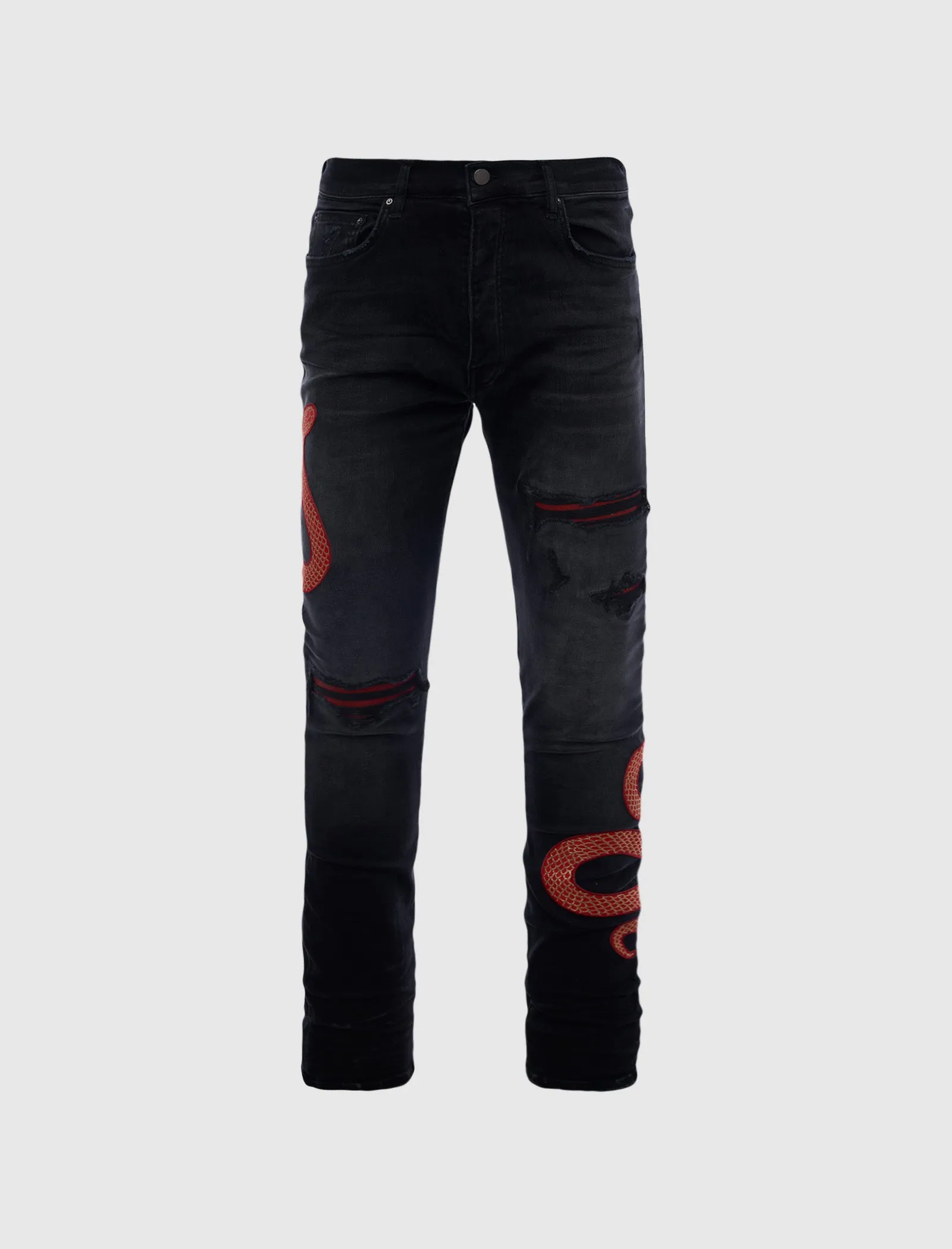 SNAKE SKINNY JEAN