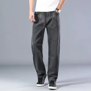 Spring Summer Straight-leg Classic Jeans