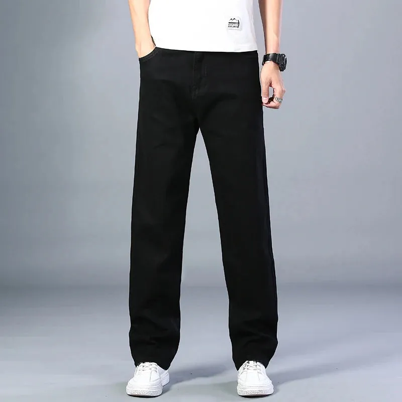 Spring Summer Straight-leg Classic Jeans