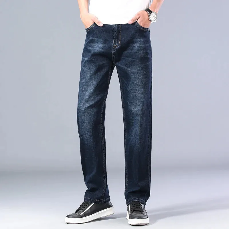 Spring Summer Straight-leg Classic Jeans