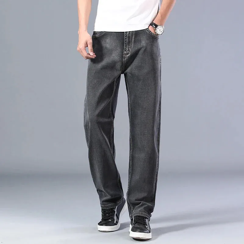 Spring Summer Straight-leg Classic Jeans