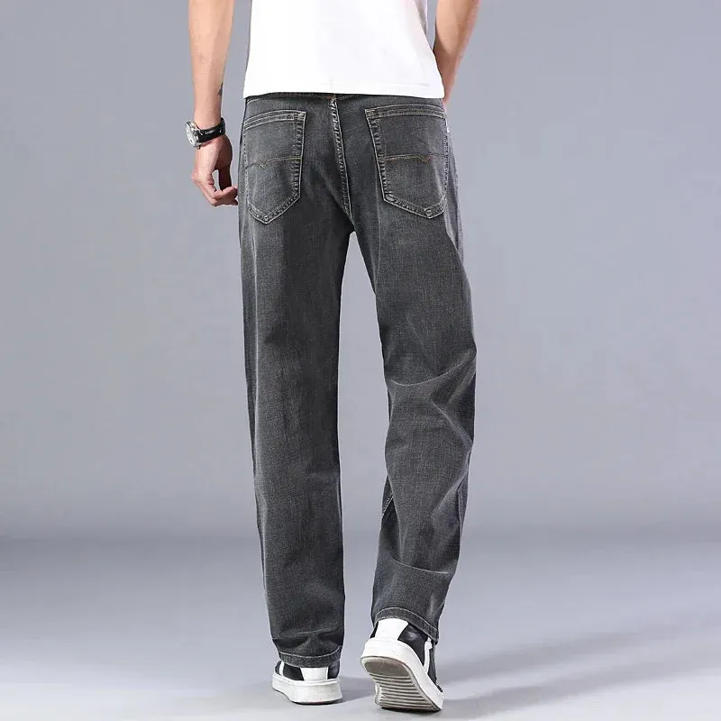 Spring Summer Straight-leg Classic Jeans