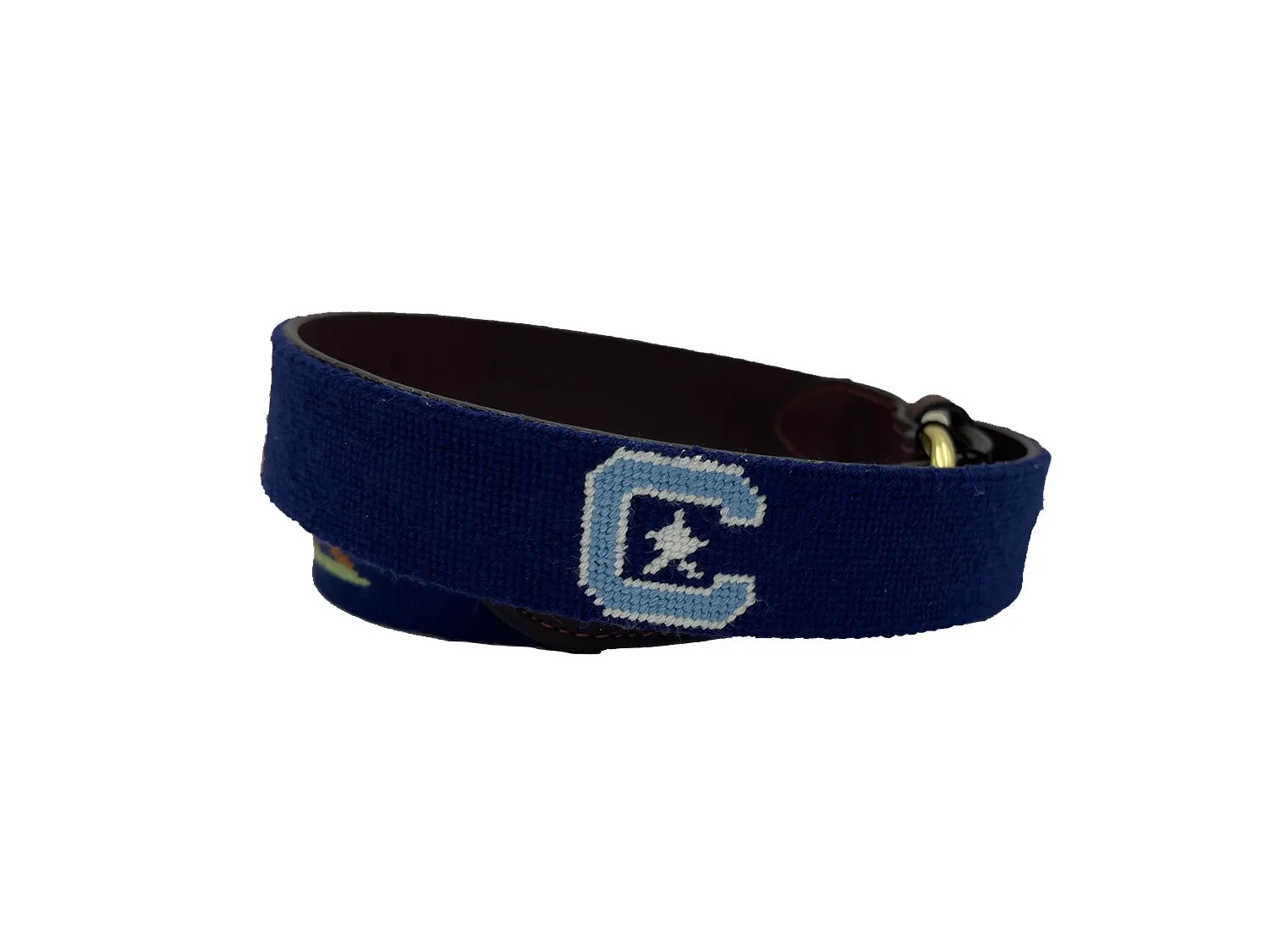 Stock Design - The Citadel Days - Officially Licensed - Hand-stitched Needlepoint Belt