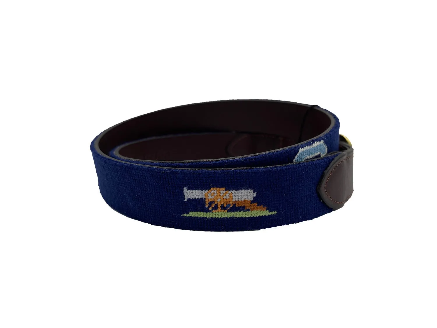 Stock Design - The Citadel Days - Officially Licensed - Hand-stitched Needlepoint Belt