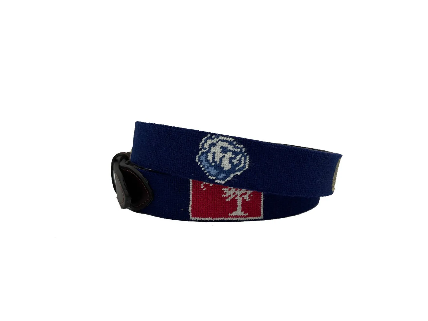 Stock Design - The Citadel Days - Officially Licensed - Hand-stitched Needlepoint Belt