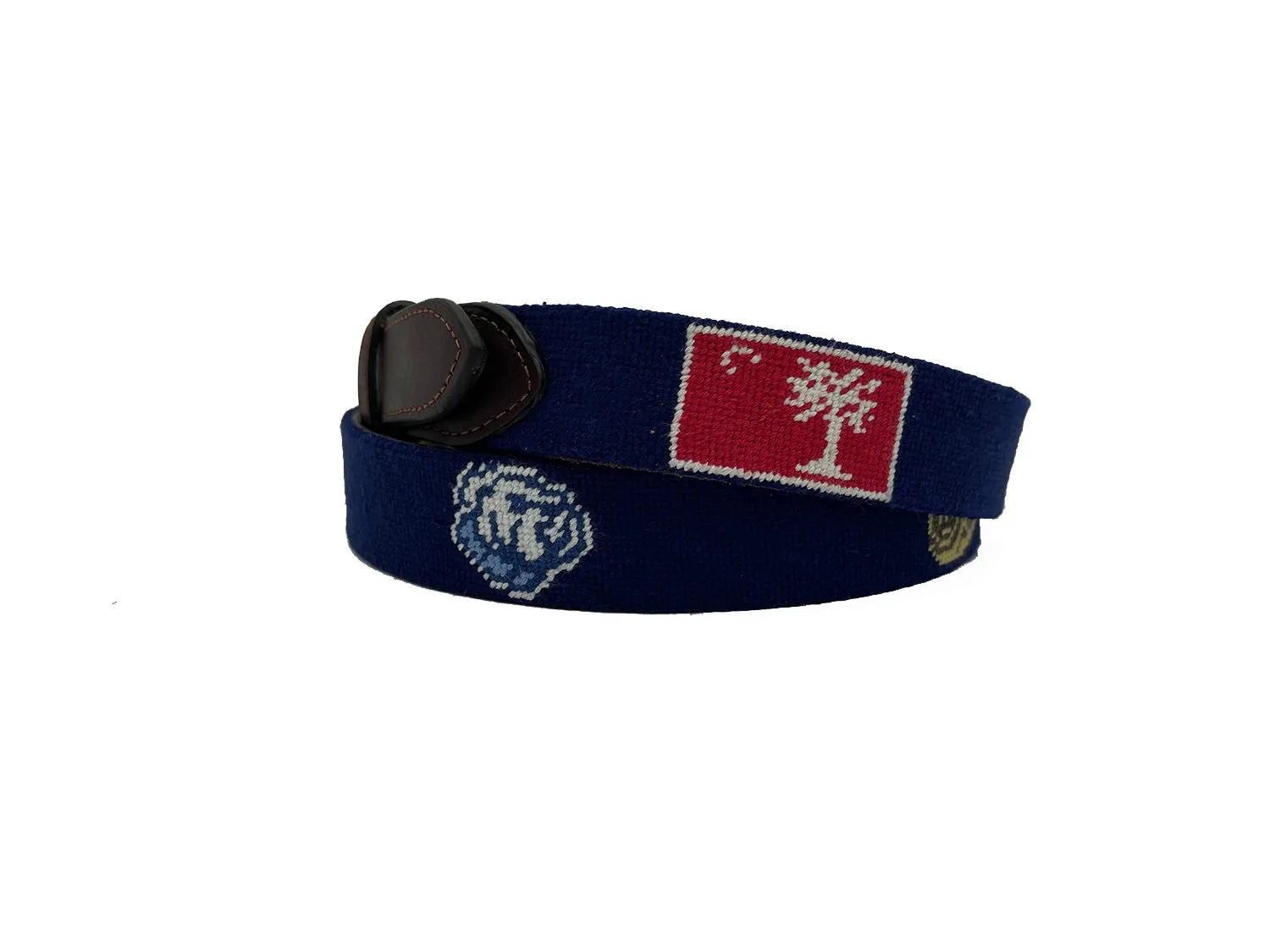 Stock Design - The Citadel Days - Officially Licensed - Hand-stitched Needlepoint Belt