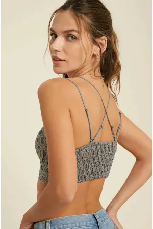 Stone Double Strap Bralette