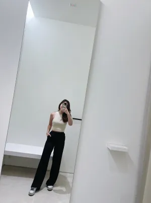 Straight Satin Pant