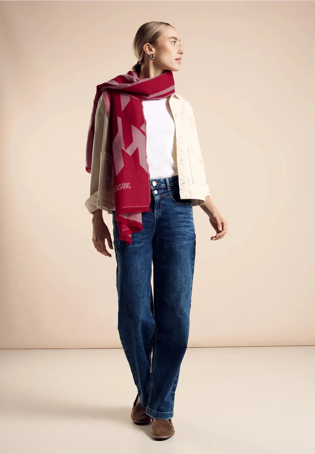 Street One Long Jacquard Scarf