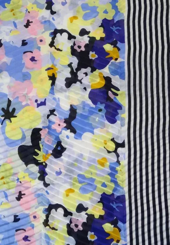 Street One Print scarf with pleats