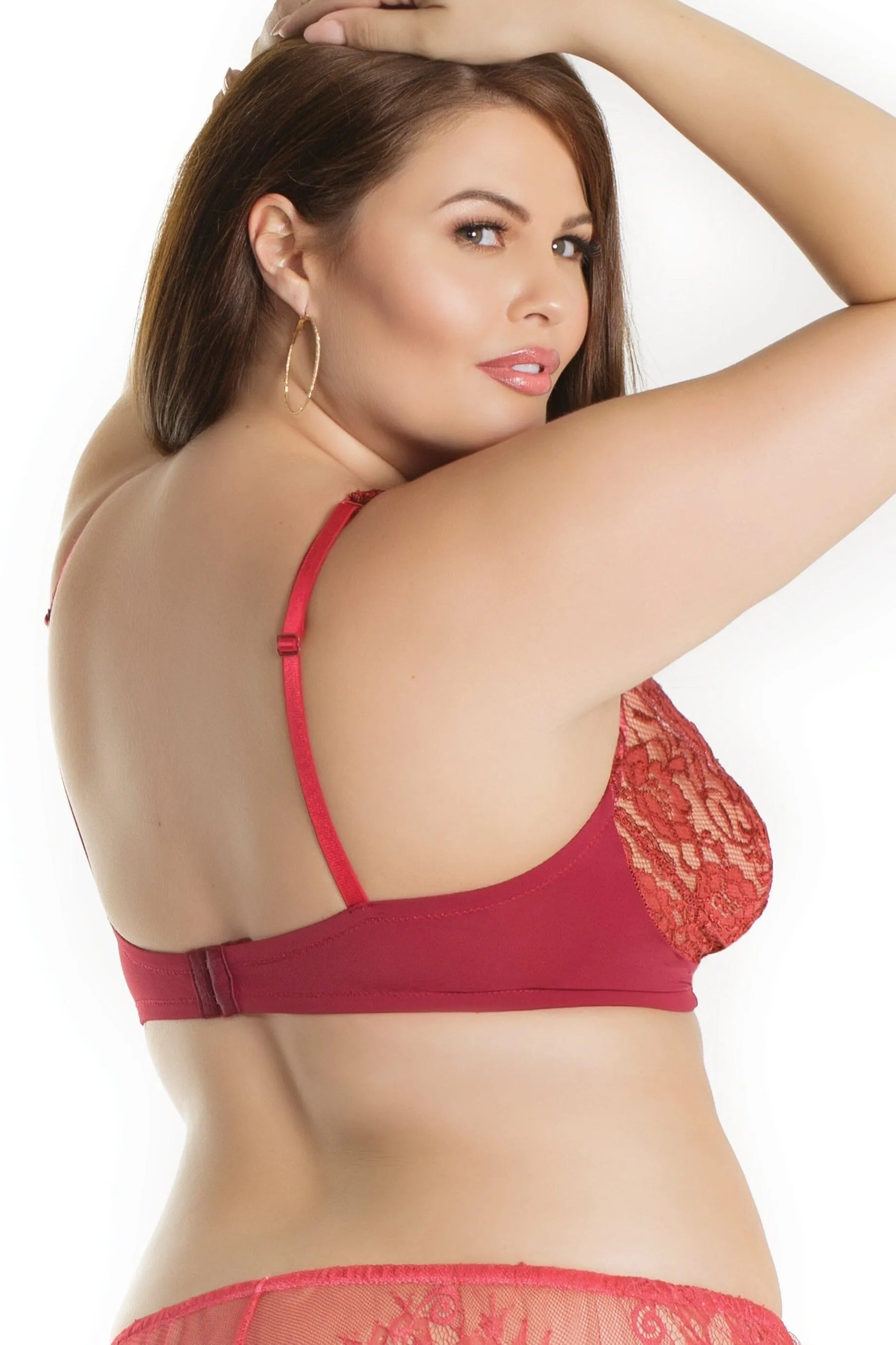 Stretch Lace Bralette | Plus Size
