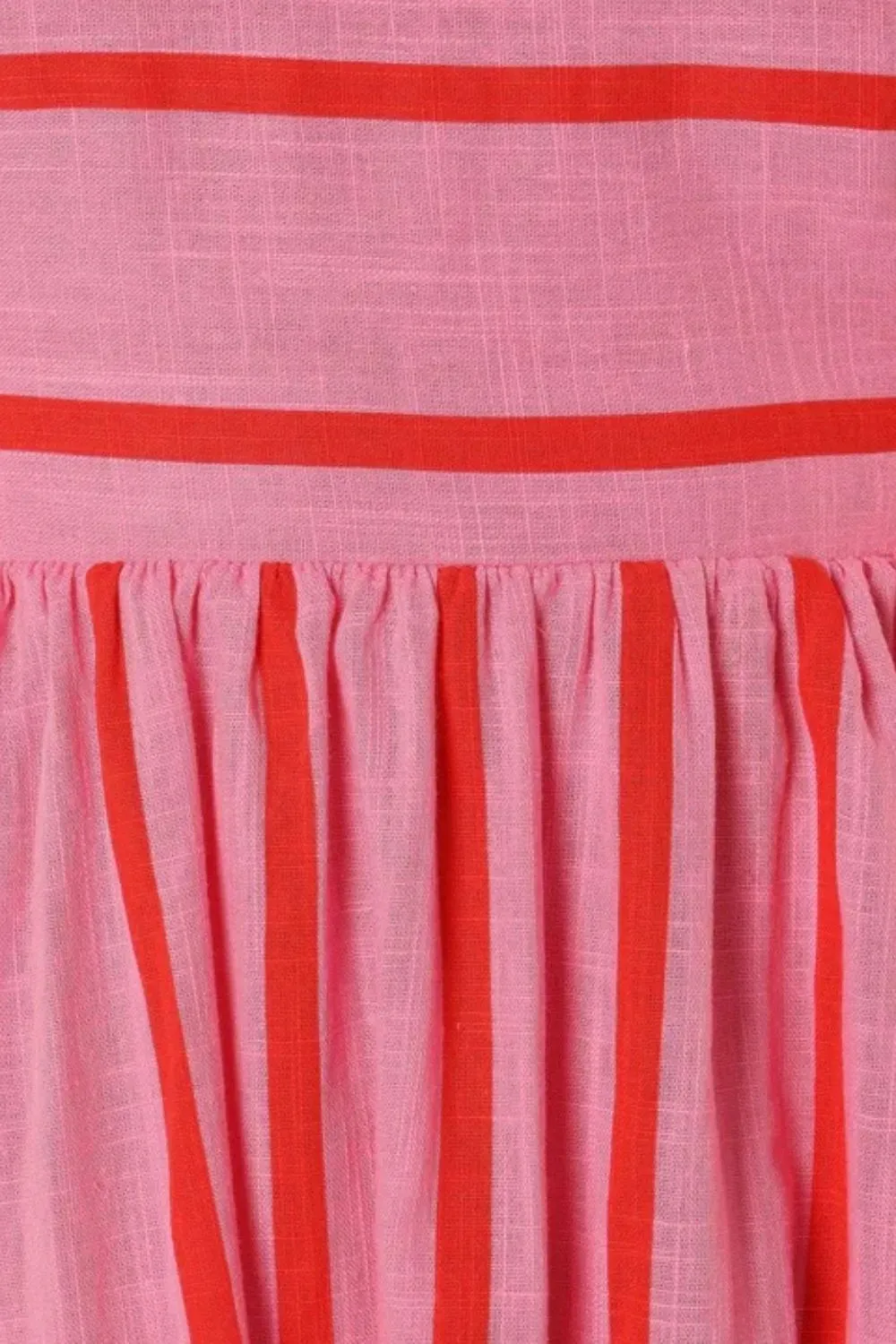 Striped Square Neck Cami Dress