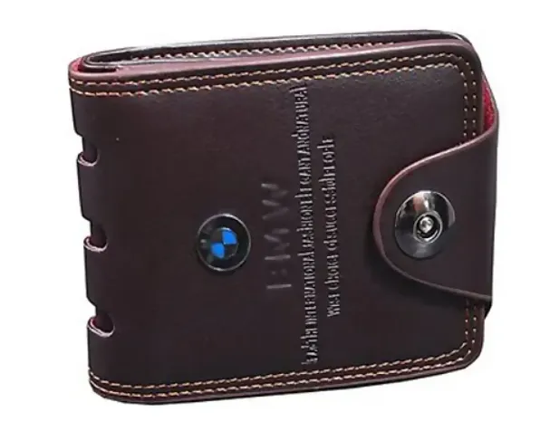 Stylish Brown Synthetic Leather Belts For Men and Wallet Combo Pack