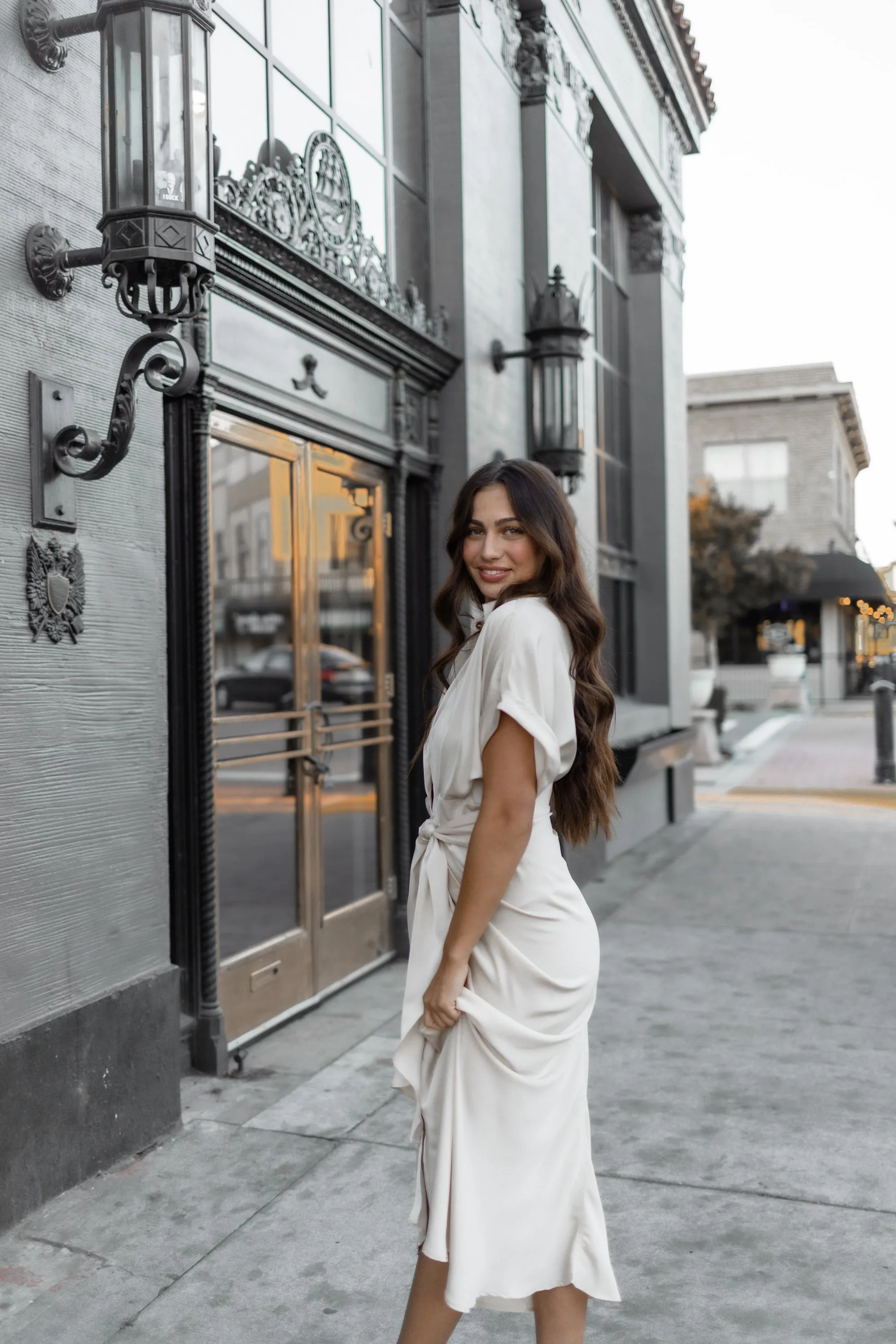 Sway with me Satin midi