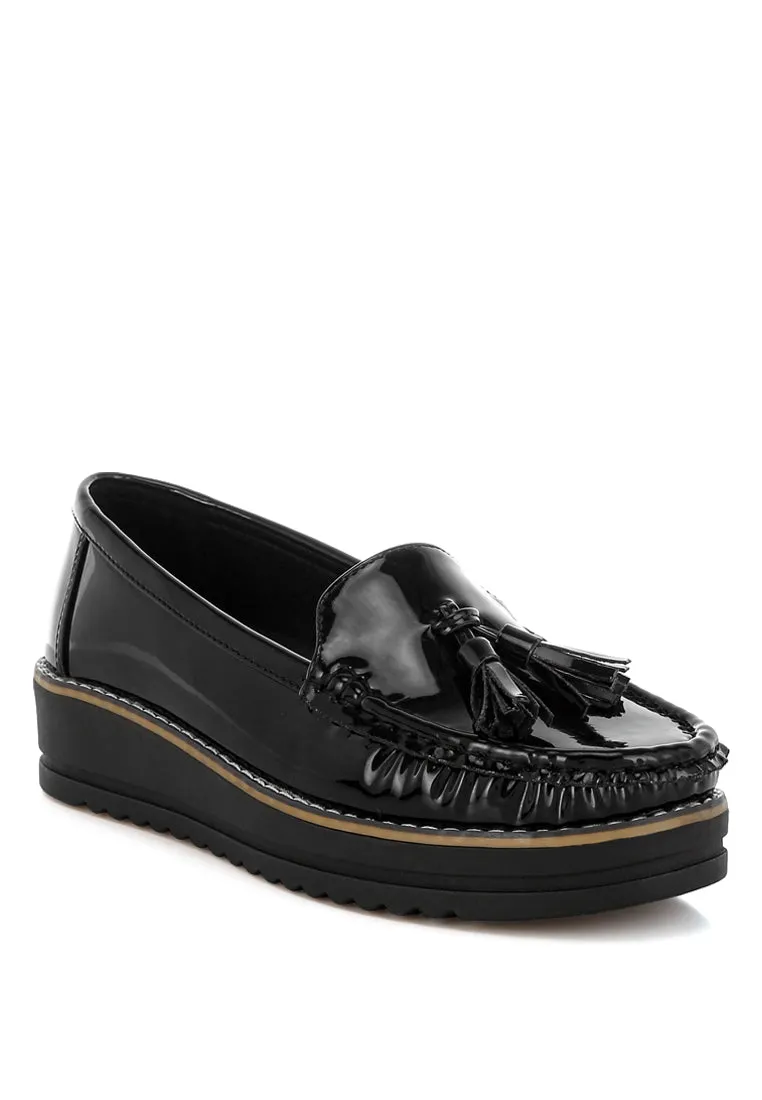 Tassel Detail Flatform Loafers


 By RAG