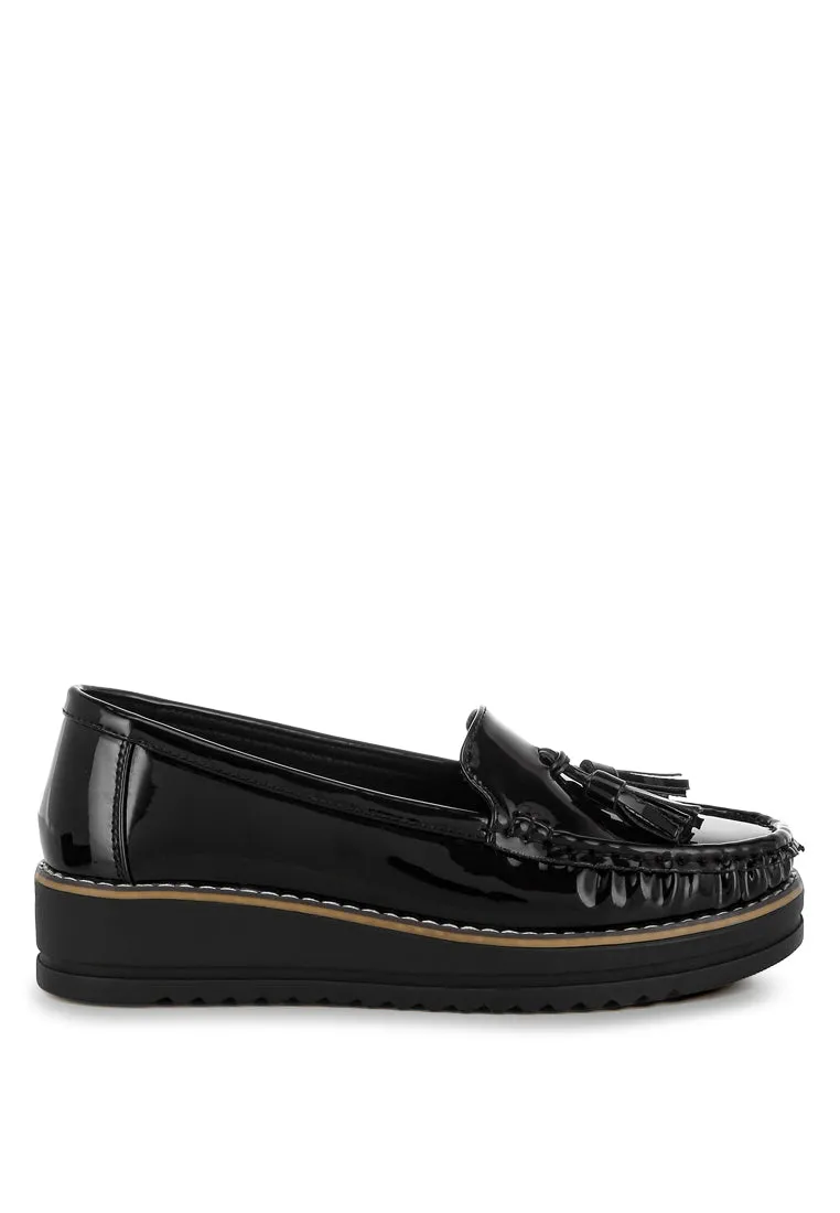Tassel Detail Flatform Loafers


 By RAG