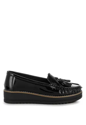 Tassel Detail Flatform Loafers


 By RAG