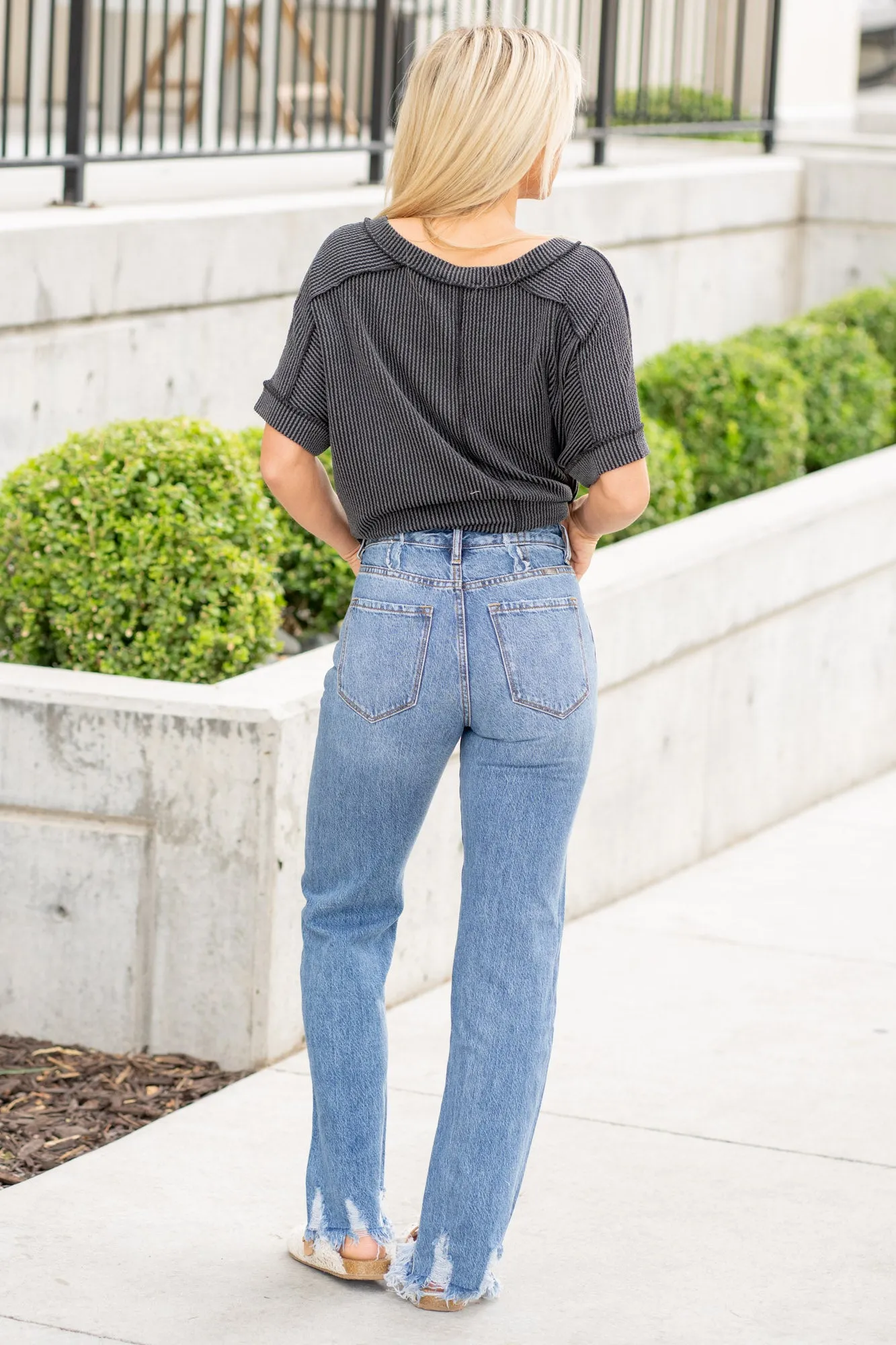 Tess High Rise Straight Leg