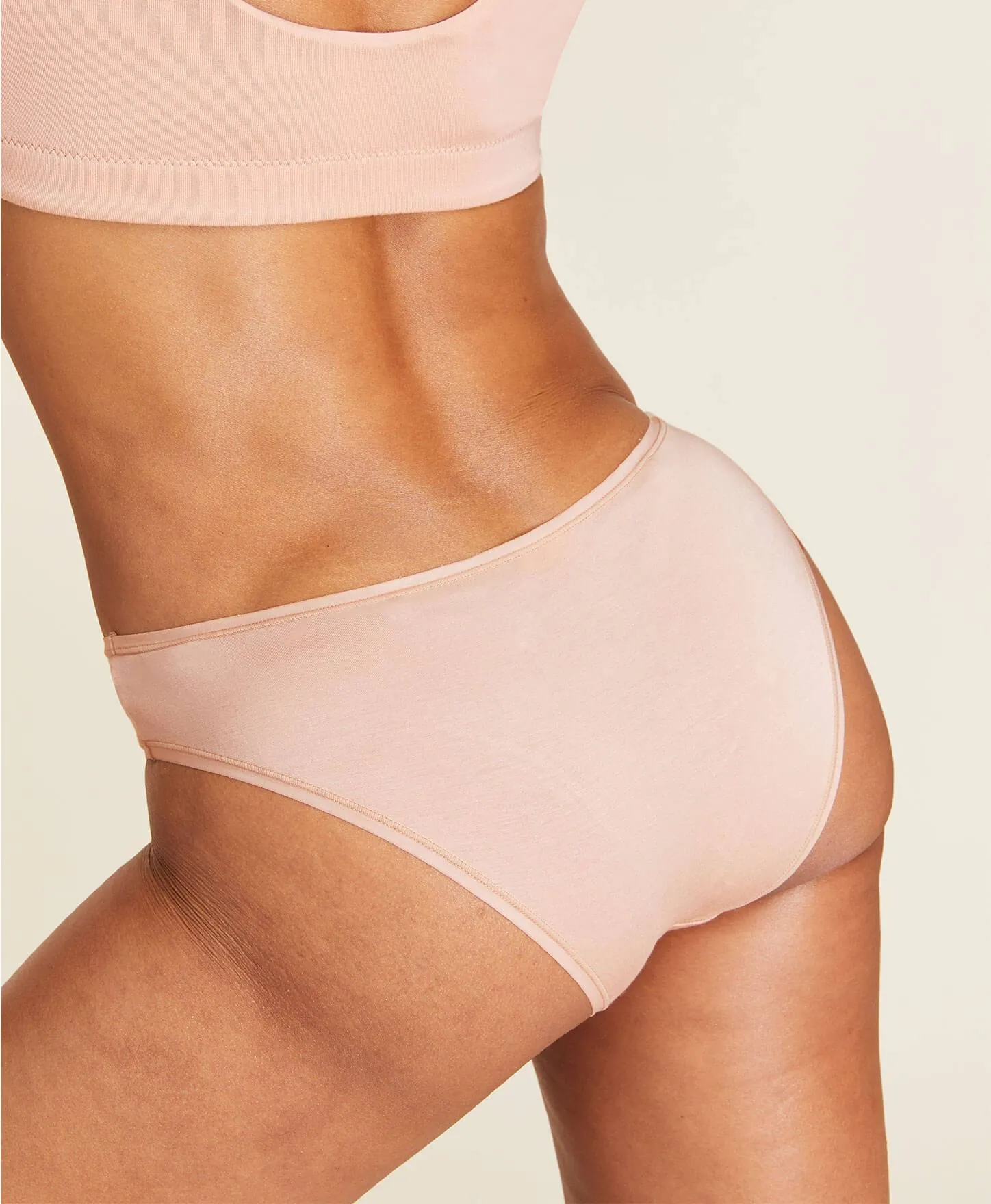 The Bikini Panty - Bamboo Jersey - Blush