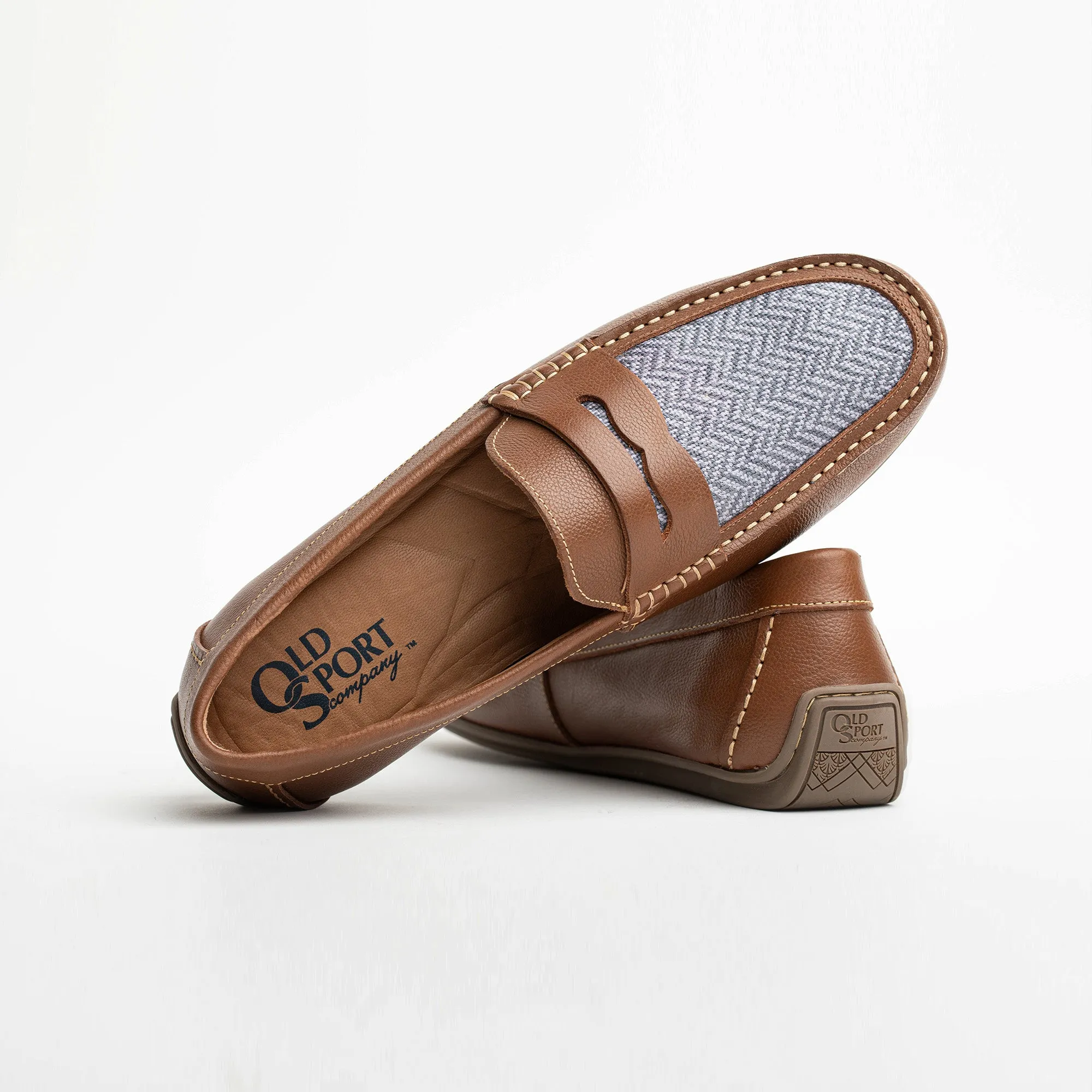 The Charcoal Herringbone Loafer