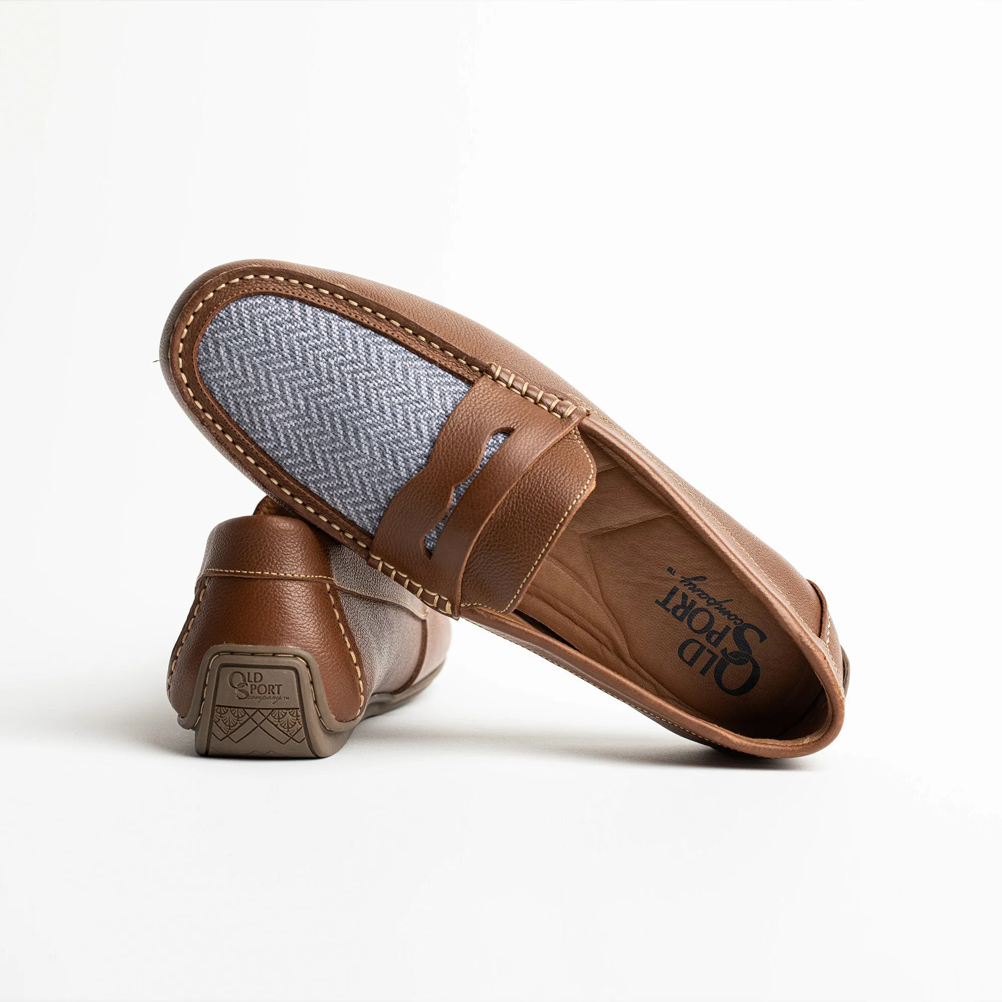 The Charcoal Herringbone Loafer