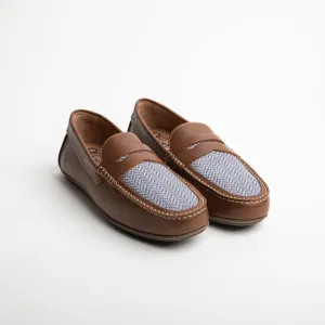 The Charcoal Herringbone Loafer