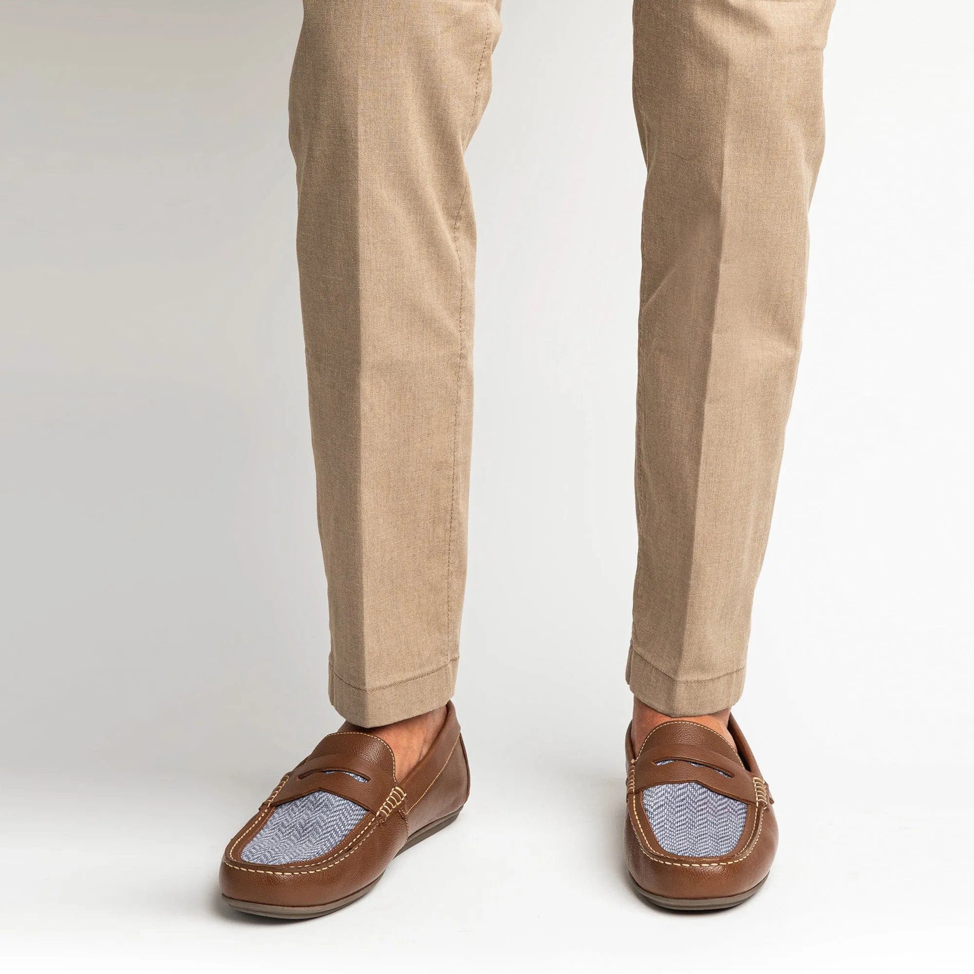 The Charcoal Herringbone Loafer