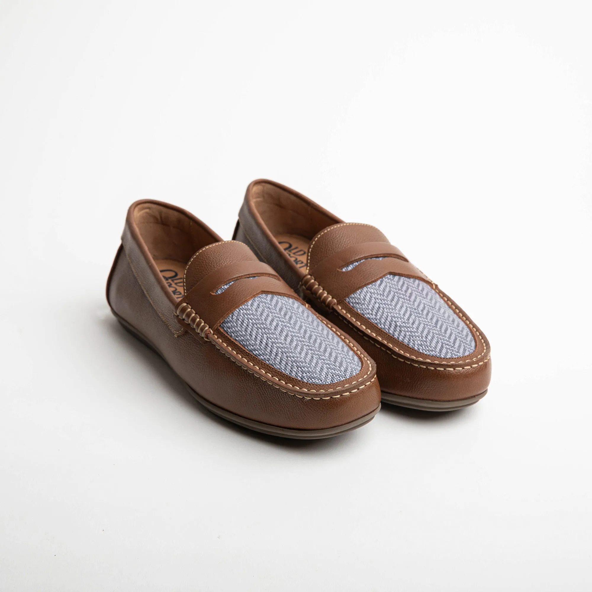 The Charcoal Herringbone Loafer