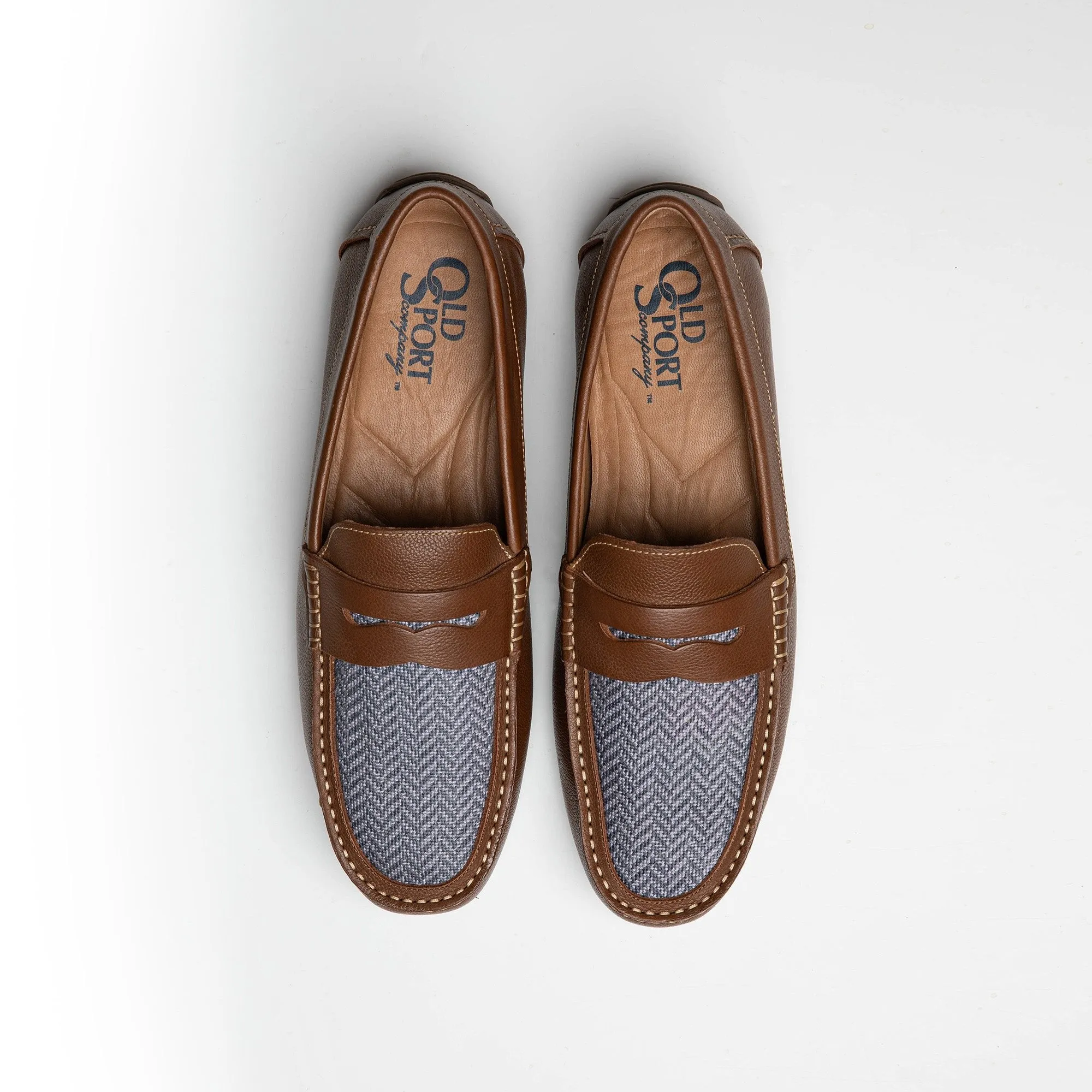 The Charcoal Herringbone Loafer