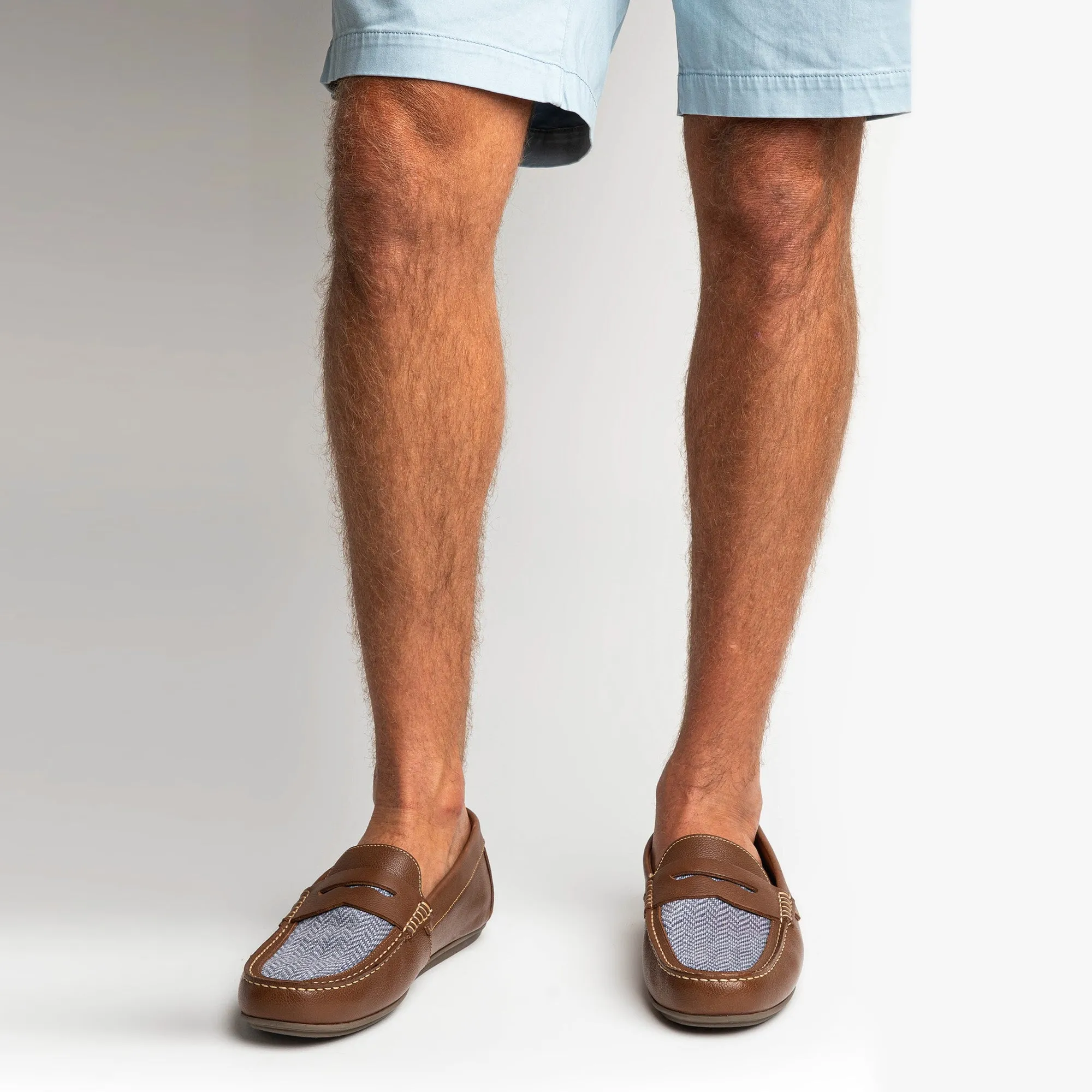 The Charcoal Herringbone Loafer