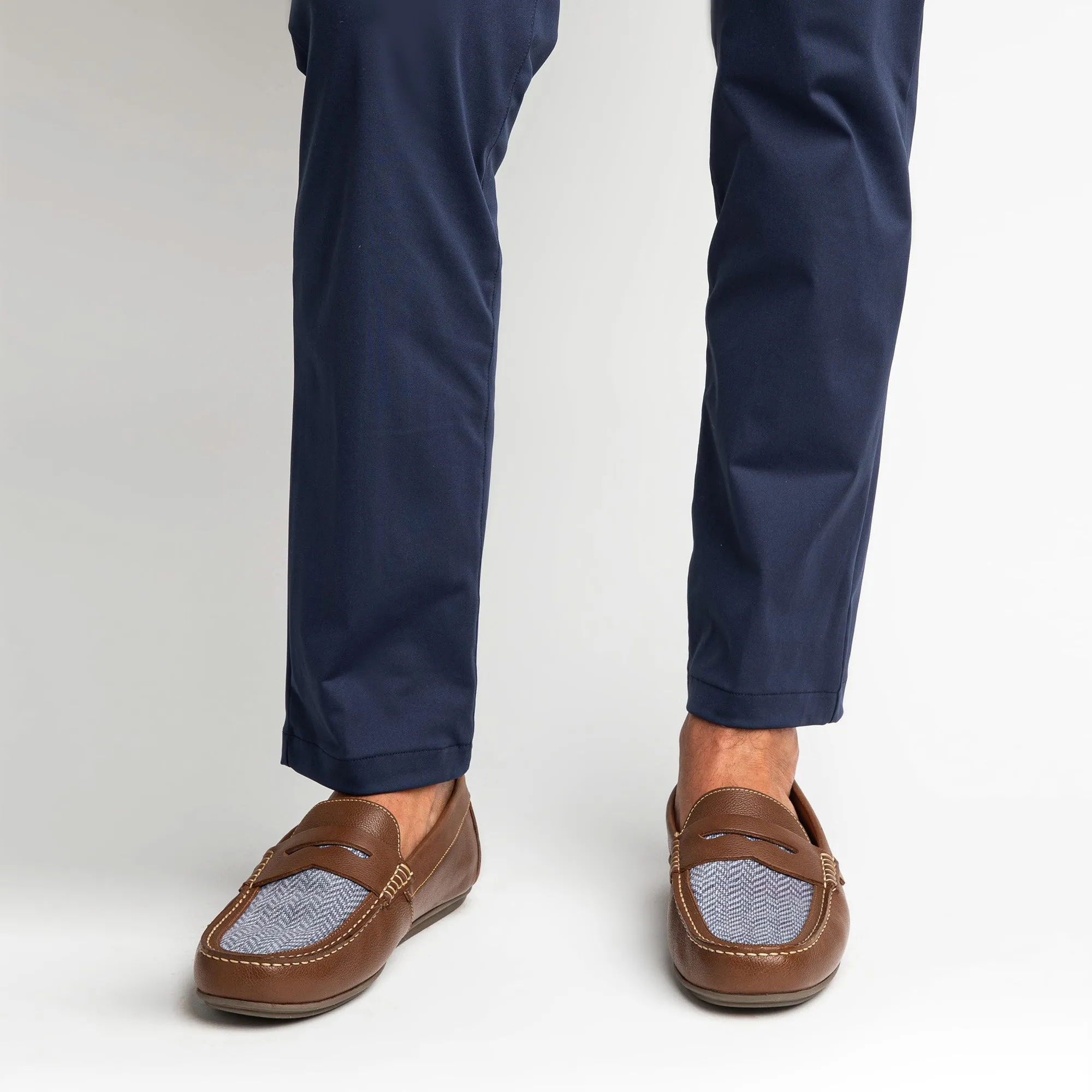 The Charcoal Herringbone Loafer
