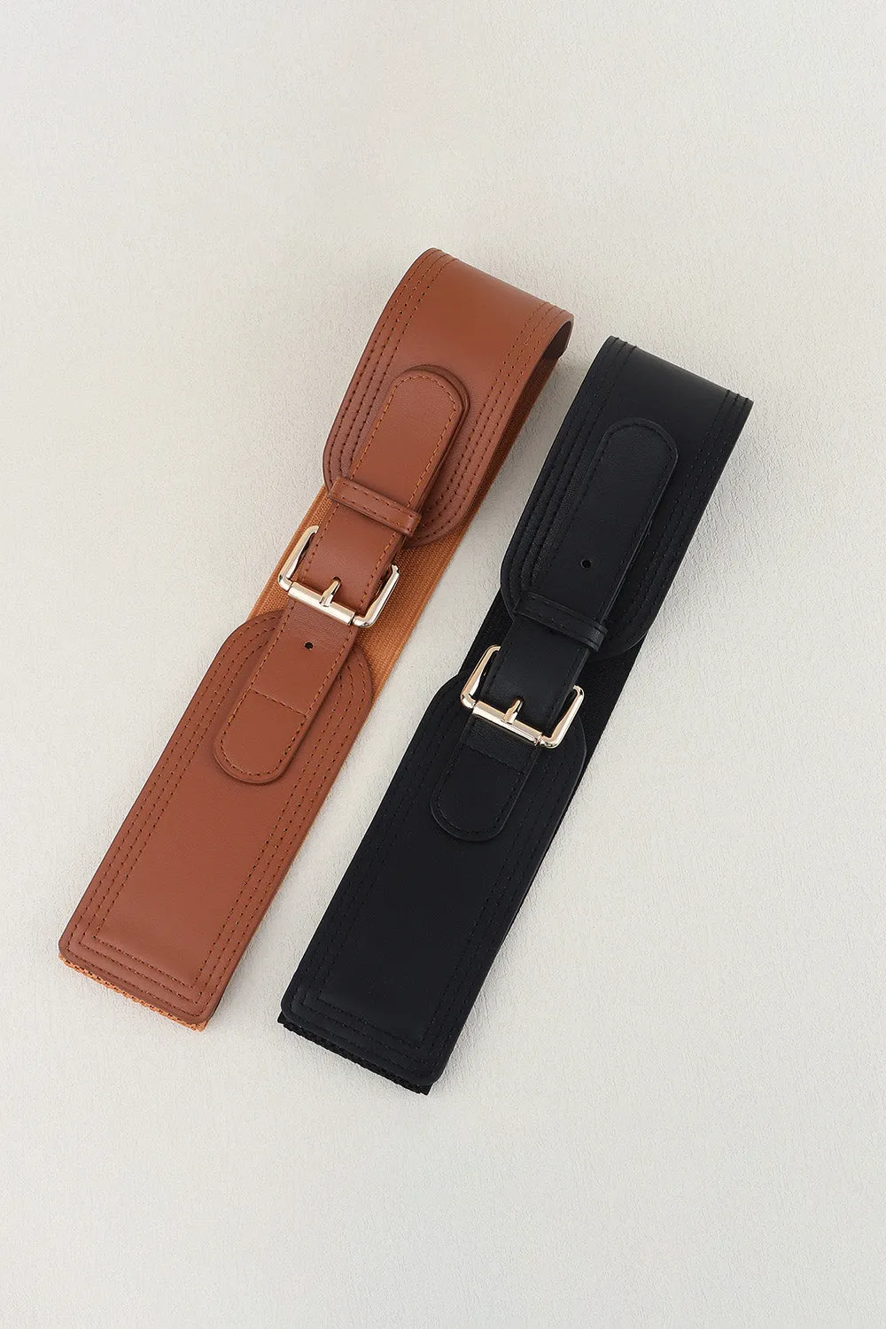 Top it Off Elastic Wide Belt