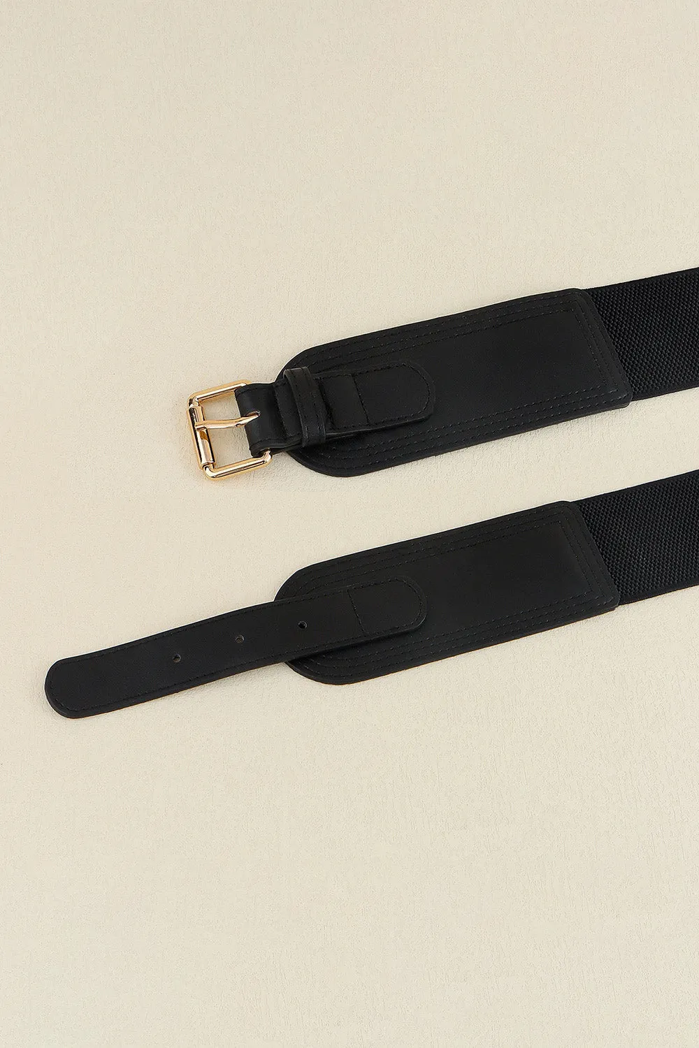 Top it Off Elastic Wide Belt