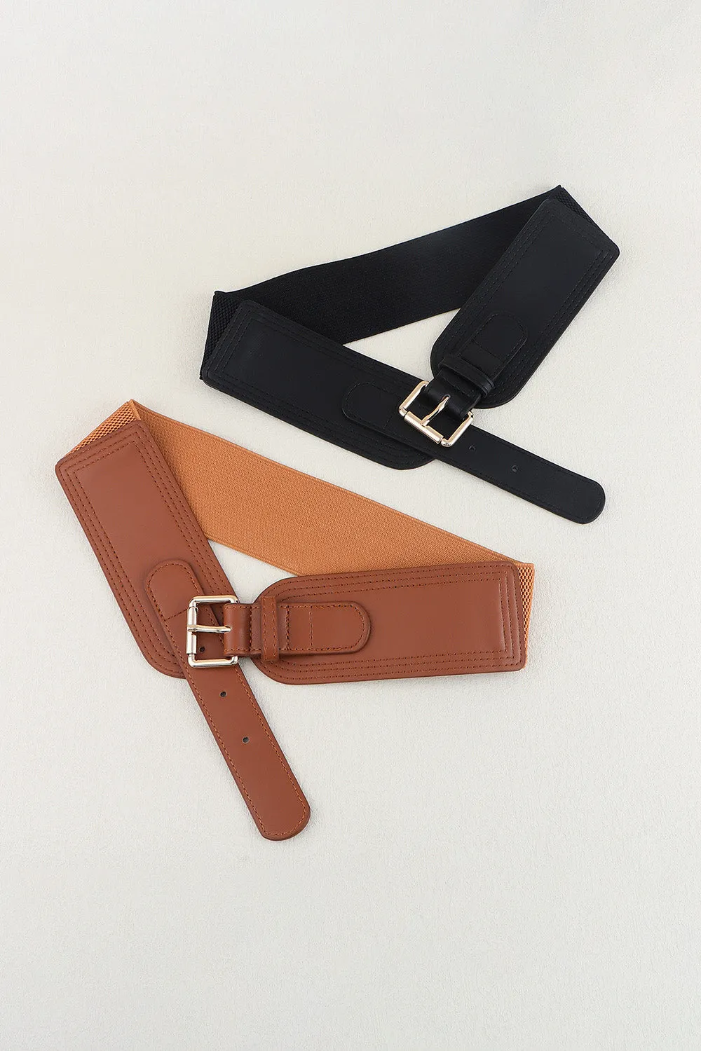 Top it Off Elastic Wide Belt