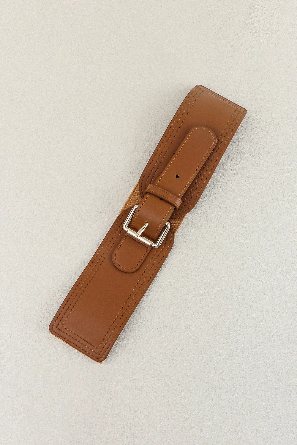 Top it Off Elastic Wide Belt