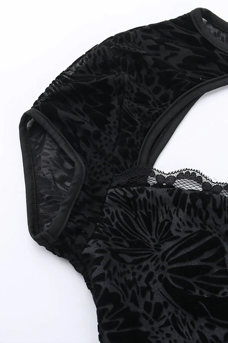 TR3132 Lace Cutout Tank Top