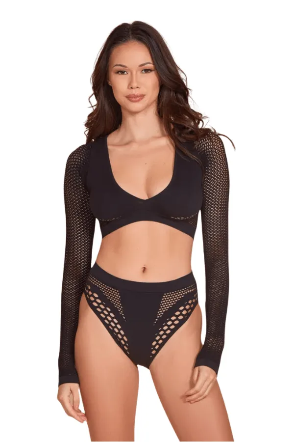 Treacherous Bra Set - Black
