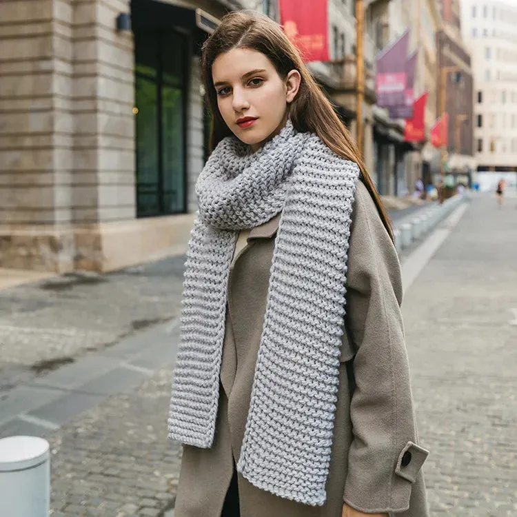 Trendy Thick Wool Scarf