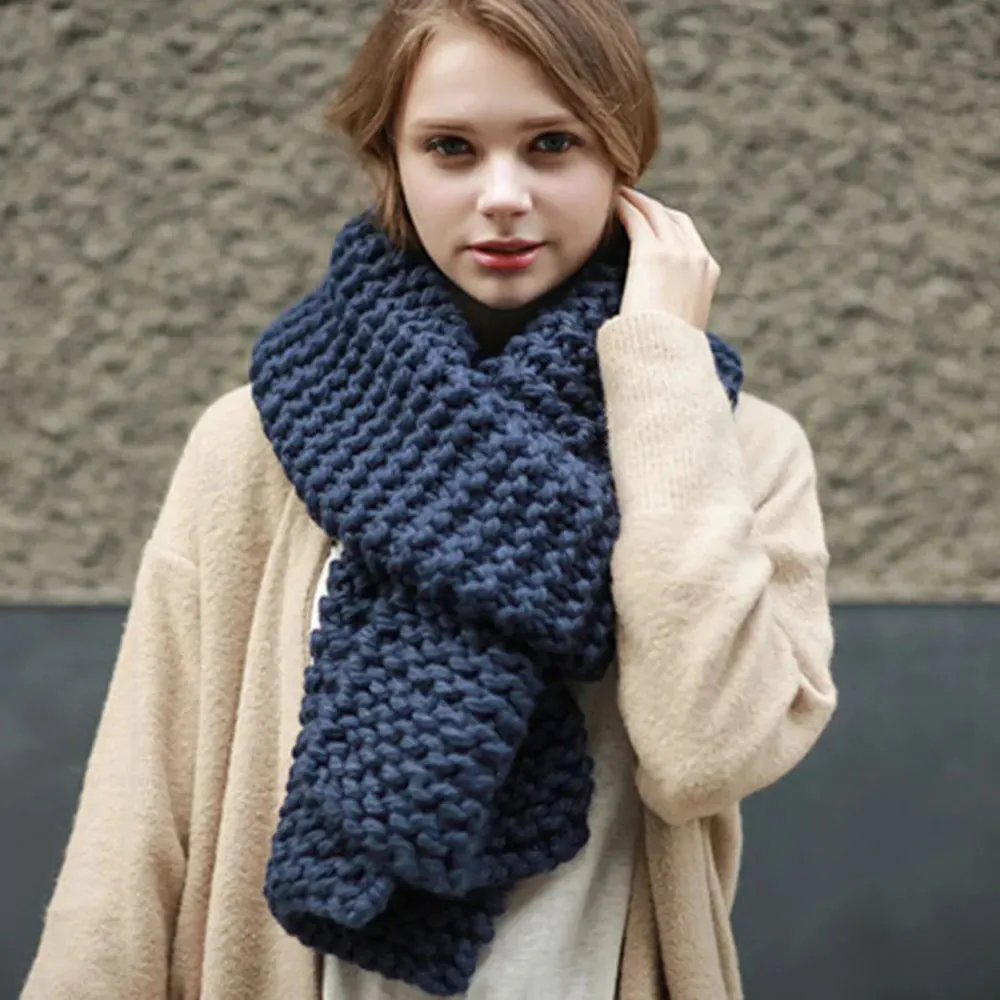 Trendy Thick Wool Scarf