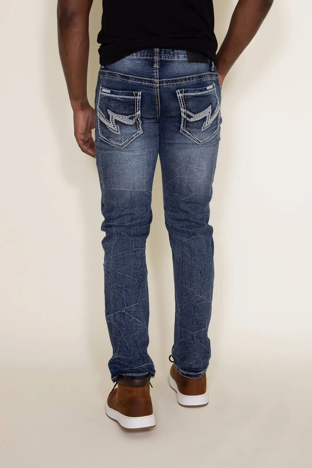 True Luck Jefferson Straight Jeans for Men | TL18350006