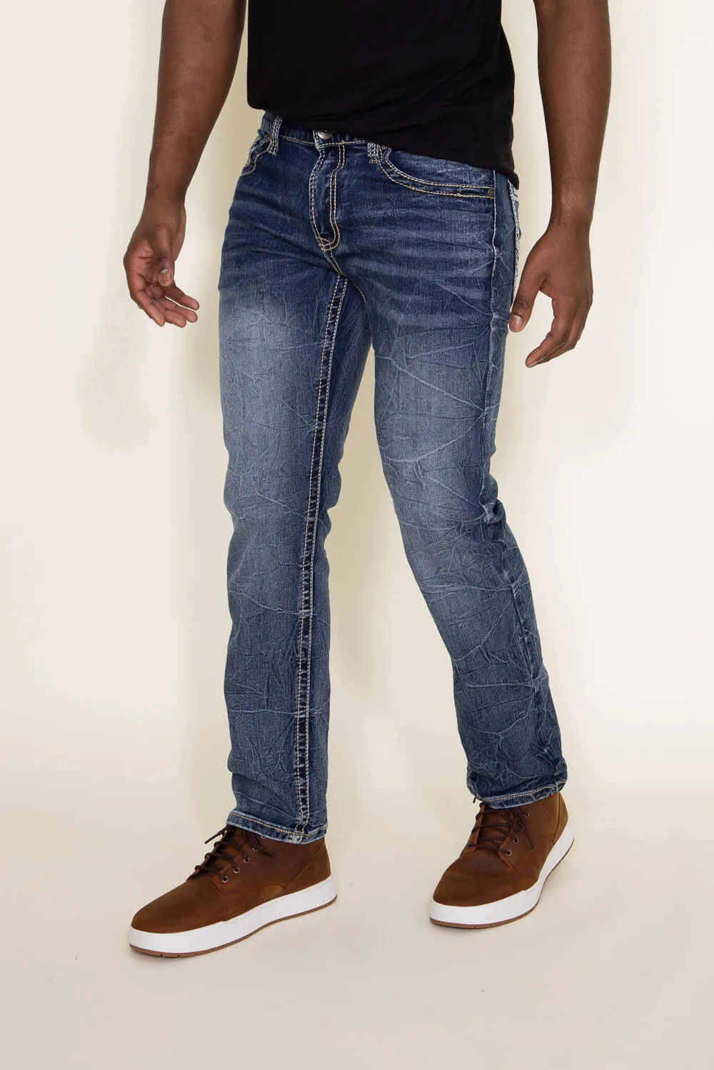 True Luck Jefferson Straight Jeans for Men | TL18350006