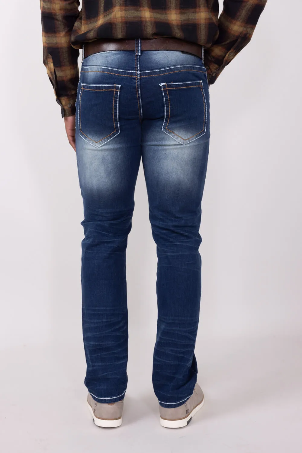 True Luck Owen Indigo Straight Jeans for Men | TL23090601