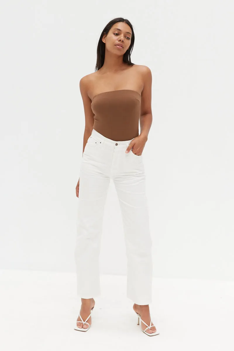 Tube Bodysuit - Chocolate