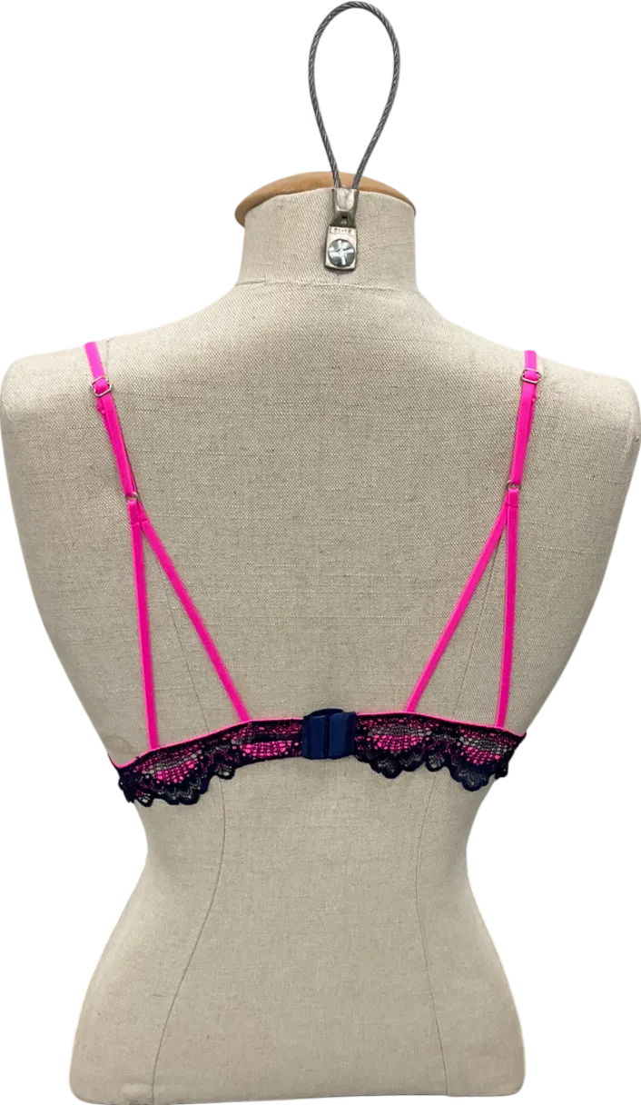 Understatement Blue Lace Triangle Bralette UK M
