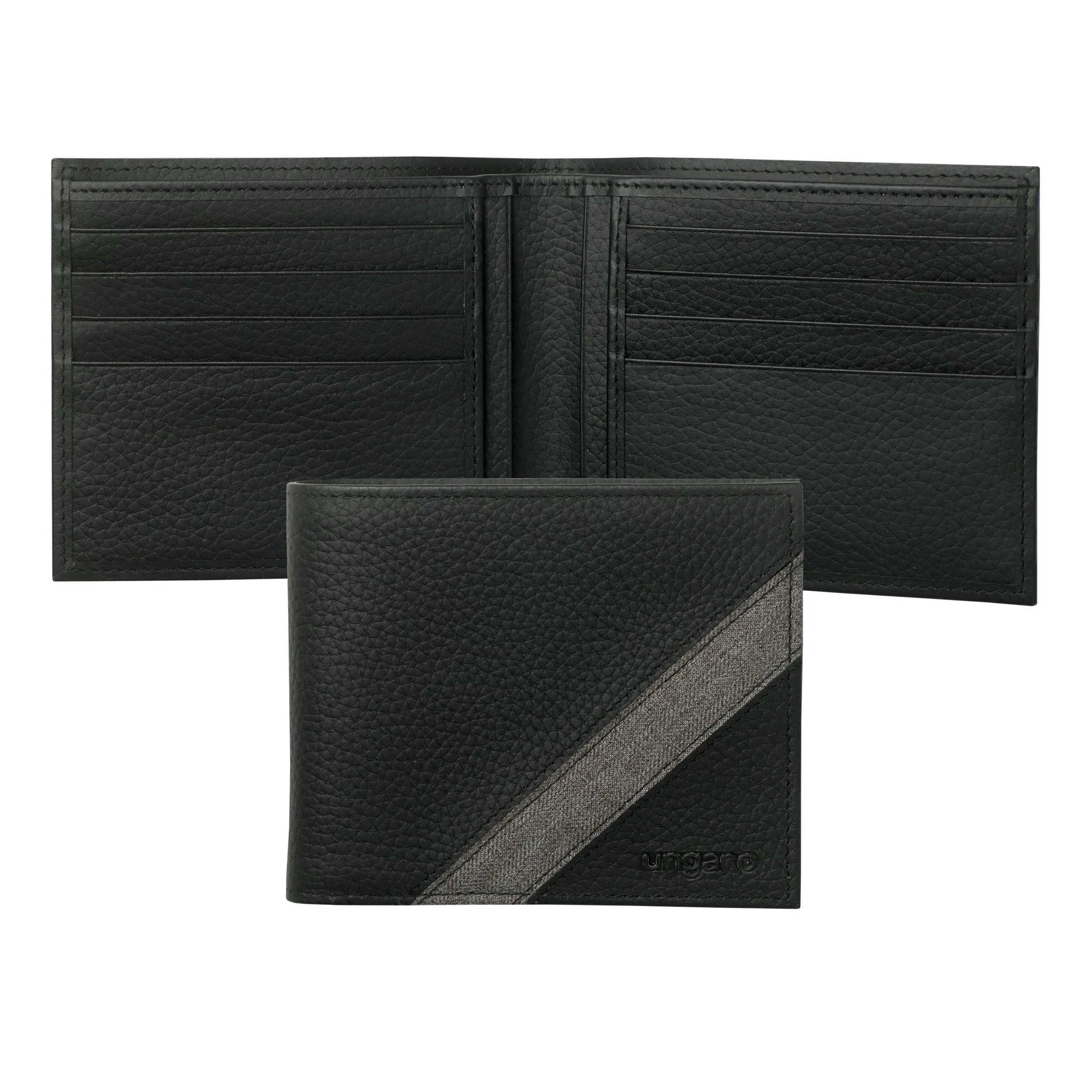 Ungaro UPBW817A-Set Alesso Black (wallet & belt)