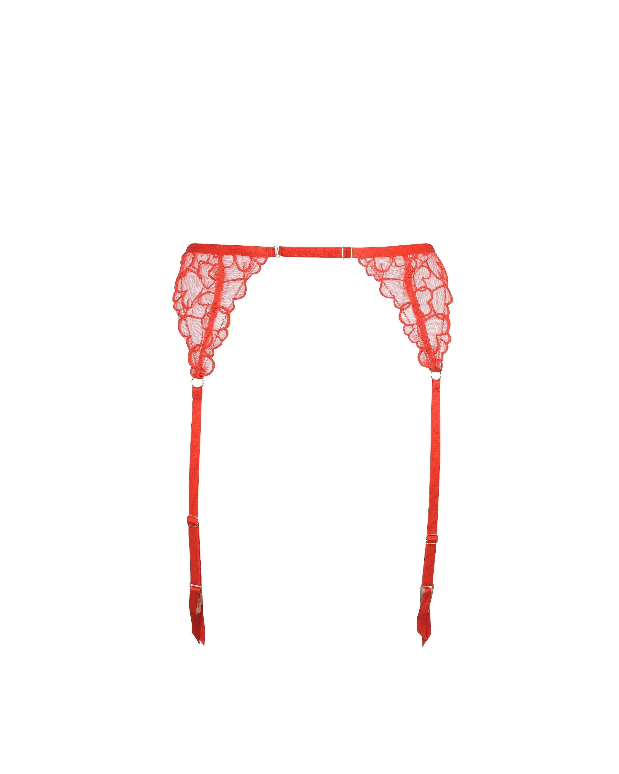 Valentina Garter Belt Red