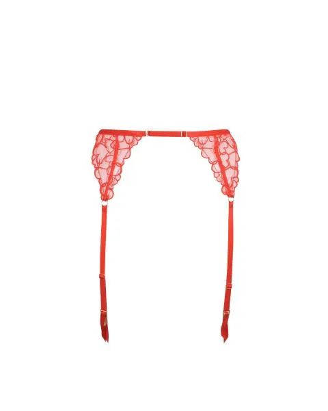 Valentina Suspender - Red -