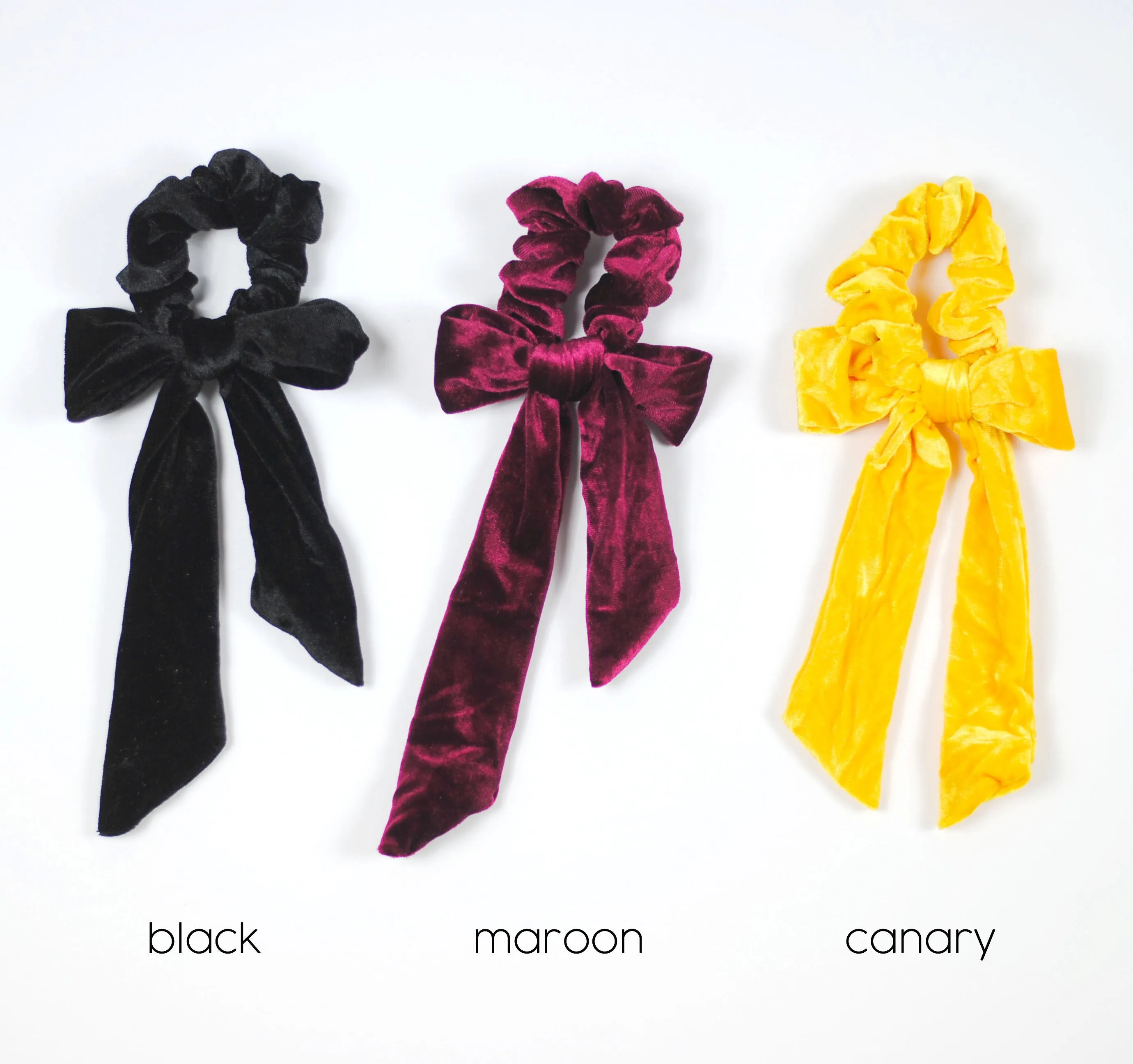 Velvet Hair Scarf Scrunchies 9 Colors