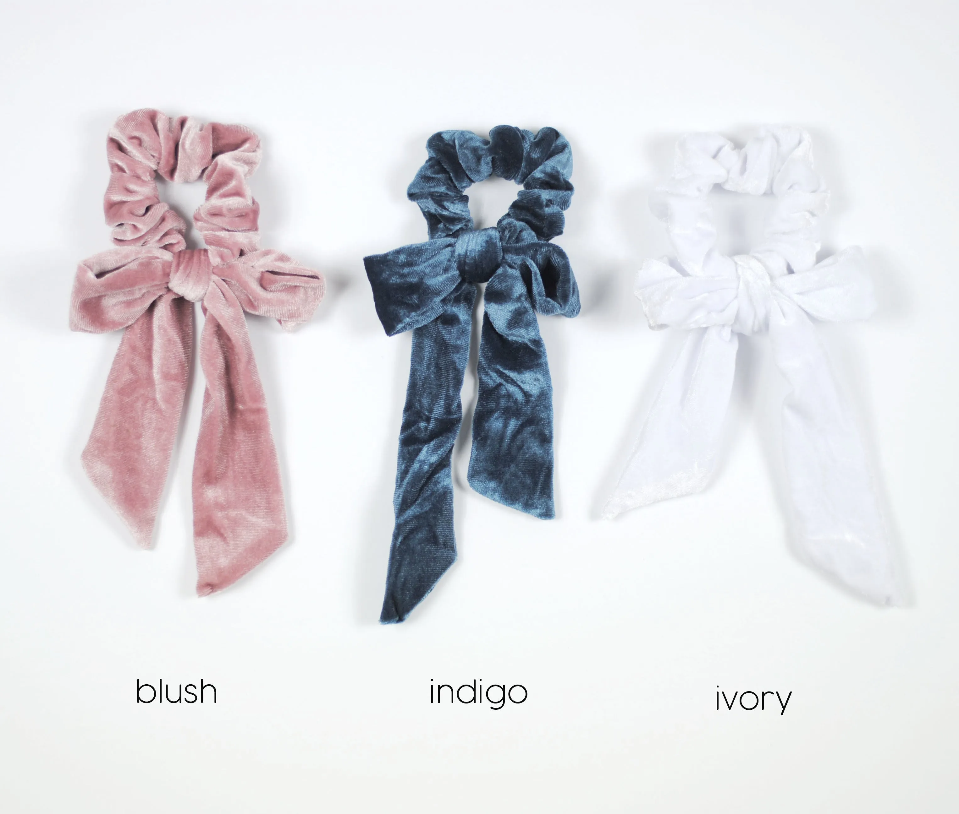 Velvet Hair Scarf Scrunchies 9 Colors