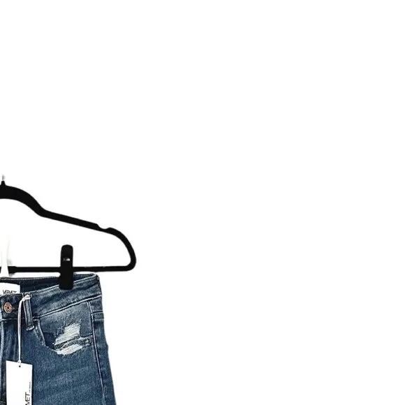 Vervet Shirley Super High Rise Slim Straight Ankle Jean